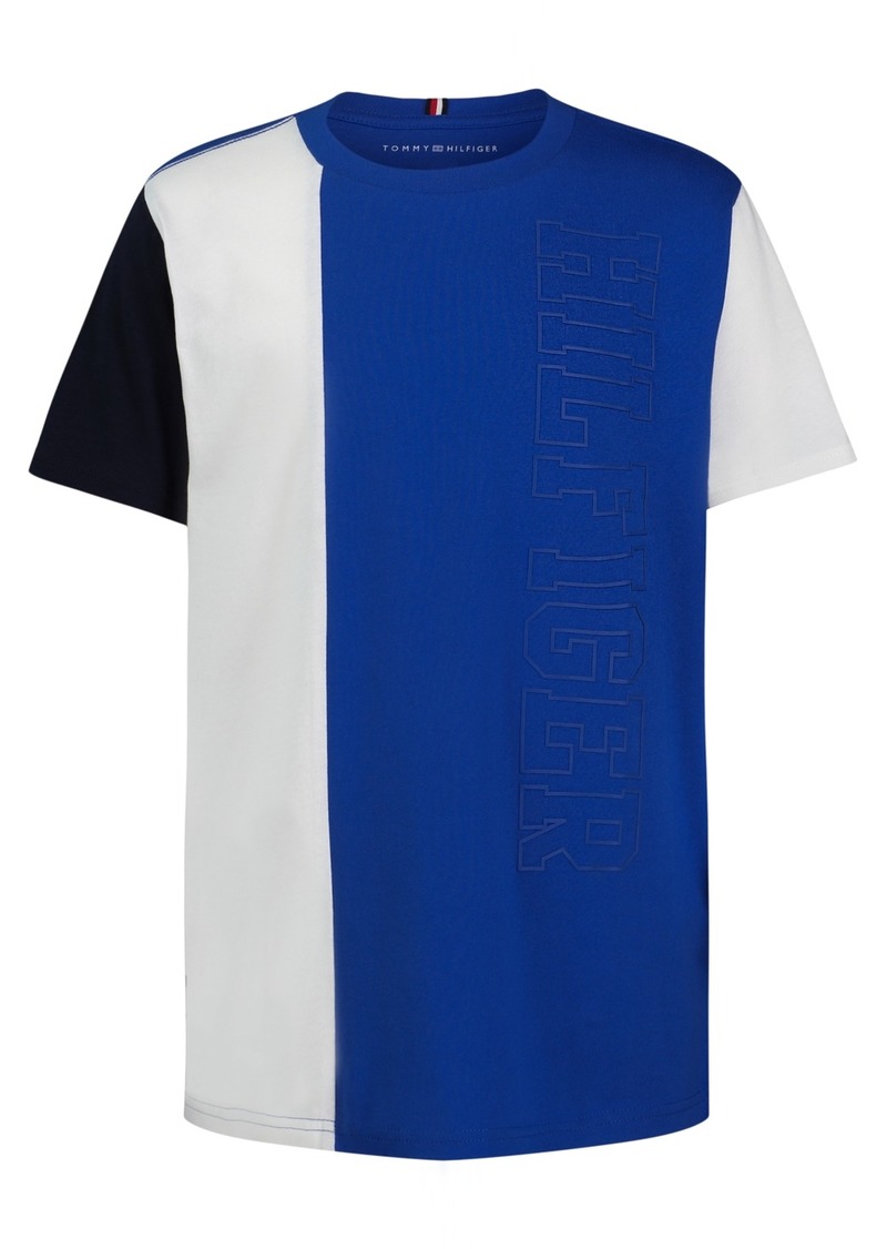 Tommy Hilfiger Toddler Boys Honor Block Short Sleeve Tee - Blue Iolite