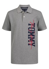 Tommy Hilfiger Toddler Boys Short Sleeves In Between Polo T-shirt - Gray Heather