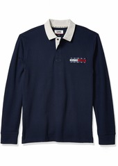 Tommy Hilfiger Tommy Jeans Men's Long Sleeve Outdoor Polo  L