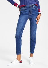 Tommy Hilfiger Women's Tribeca Th Flex Ankle Skinny Jeans - Black