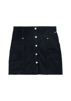 Tommy Hilfiger Women's Adaptive Corduroy Mini Skirt with Magnetic Fly Closure