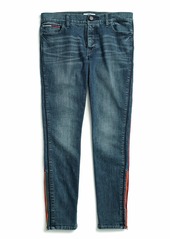 Tommy Hilfiger Women's Adaptive Jegging Jeans with Velcro Brand and Magnetic Button Fly dark wash