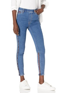 Tommy Hilfiger Women's Adaptive Jeggings with Pull-up Loops Medium Stone WASH