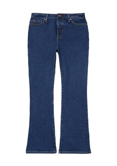 Tommy Hilfiger Women's Adaptive Slim Bootcut Fit Jean with Magnetic Fly Closure Dark WASH
