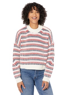 Tommy Hilfiger Women's Adaptive Stripe Sweater with Zipper Closure  XS