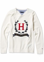 Tommy Hilfiger Women's Adaptive Sweater with Velcro Brand Closure at Shoulders