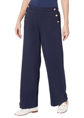 Tommy Hilfiger Women's Adaptive Wide Leg Sweatpant with Pull Up Loops  S