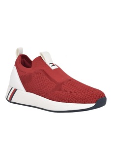 Tommy Hilfiger Women's Aminaz Casual Slip-On Sneakers - Red, White