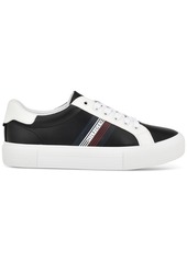 Tommy Hilfiger Women's Andrei Casual Lace Up Sneakers - White Stripe Multi