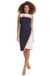 Tommy Hilfiger Women's Asymmetrical Hem Sheath Dress