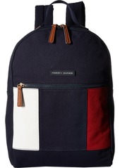 Tommy Hilfiger womens Backpack for Women Flag Canvas Shoulder Handbag   US