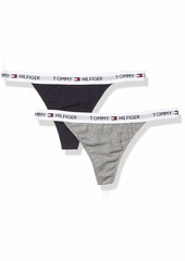 Tommy Hilfiger Women's Band Cotton Thong Underwear Multipack and Singles  S