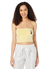 Tommy Hilfiger Women's Bandeau Tube Top with Classic Tommy Jeans Color Block and Logo