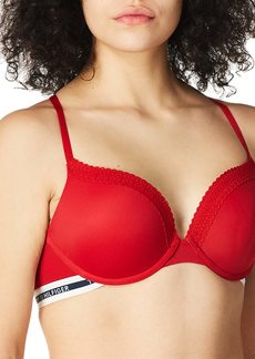 Tommy Hilfiger Women's Basic Comfort Push Up Underwire with Mesh Bra