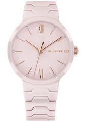 Tommy Hilfiger Women's Blush Ceramic Bracelet Watch 36mm