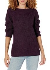 Tommy Hilfiger Women's Cable Boatneck Everyday Sweater