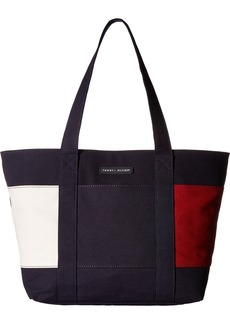 Tommy Hilfiger womens Canvas Tote Shoulder Handbag   US