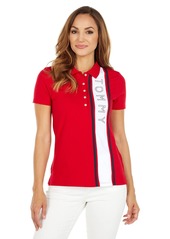 Tommy Hilfiger Women's Classic Short Sleeve Polo (Standard and Plus Size)  Extra Large