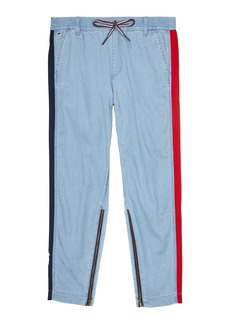 Tommy Hilfiger womens Colorblock Denim Jogger With Zipper Closure Jeans   US