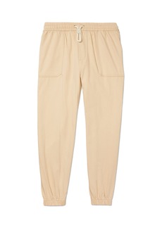 Tommy Hilfiger Women's Adaptive Cotton and Linen Drawstring Pant with Pull Up Loops  M