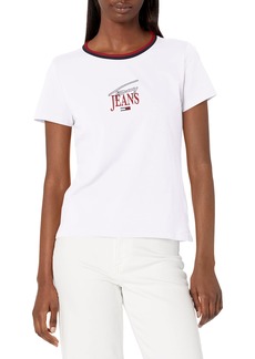 Tommy Hilfiger Tommy Jeans Women's Short Sleeve Cotton Logo T-Shirt  XS