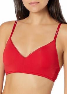 Tommy Hilfiger womens Lightly Padded Wire Free Mesh Detail Bra   US