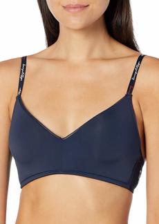 Tommy Hilfiger womens Lightly Padded Wire Free Mesh Detail Bra   US