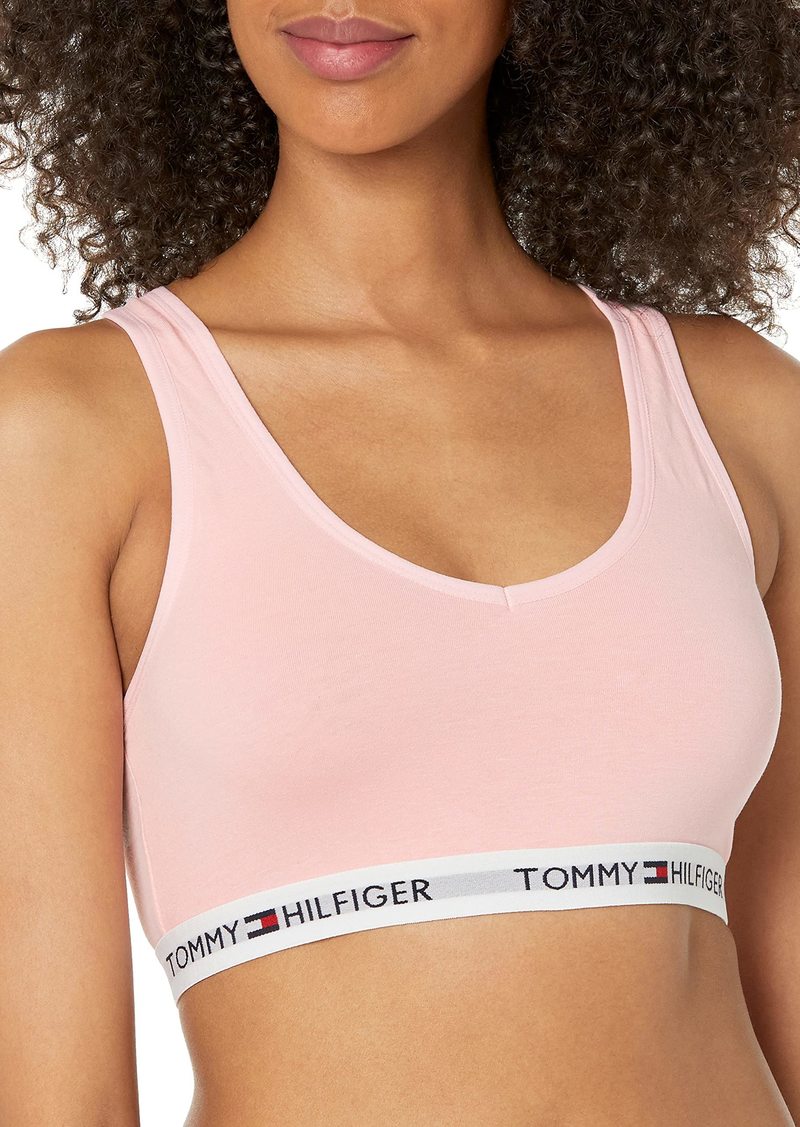 Tommy Hilfiger Womens Cotton Lounge Bralette Bra   US