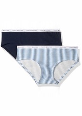 Tommy Hilfiger Women's Cotton Printed Hipster Underwear Panty Multipack