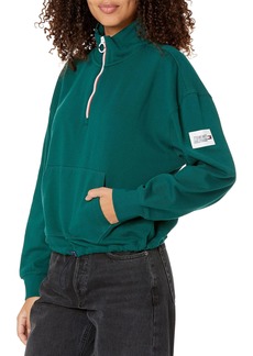 Tommy Hilfiger Women's Bungee Hem Quarter Zip Pullover