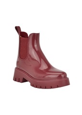 Tommy Hilfiger Women's Dipit Lug Sole Chelsea Rain Boots - Dark Red