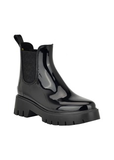 Tommy Hilfiger Women's Dipit Lug Sole Chelsea Rain Boots - Black