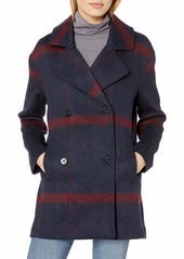 Tommy Hilfiger Women's Double Breased Oversized Wool Coat