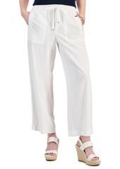 Tommy Hilfiger Women's Elastic-Waist Ankle Pants - White