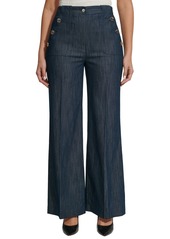 Tommy Hilfiger Women's Dressy Denim Sailor Pants - Navy