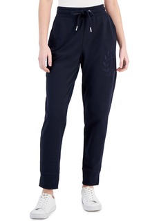Tommy Hilfiger Women's Embroidered Joggers - Navy