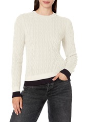 Tommy Hilfiger Women's Everyday Crewneck Cable Sweater