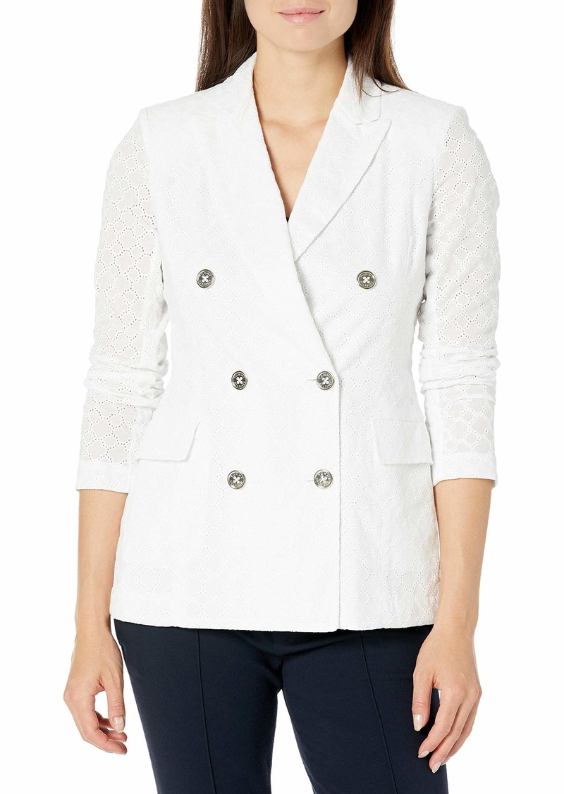 Tommy Hilfiger Double-Breasted Lace Jacket