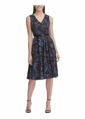 Tommy Hilfiger Women's Fit and Flare Midi Dress
