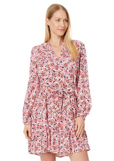 Tommy Hilfiger Women's Floral Band Collar Dress