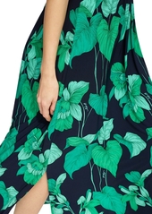 Tommy Hilfiger Women's Floral Empire-Waist Maxi Dress - Sky Captain Multi