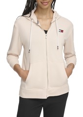 Tommy Hilfiger Women's French Terry Relaxed Fit Full Zip Hoodie