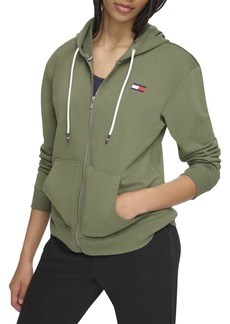 Tommy Hilfiger Women's French Terry Relaxed Fit Full Zip Hoodie
