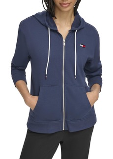 Tommy Hilfiger Women's French Terry Relaxed Fit Full Zip Hoodie