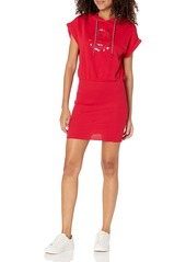 Tommy Hilfiger Women's French Terry-Short Sleeves Hoodie Sneaker Dress
