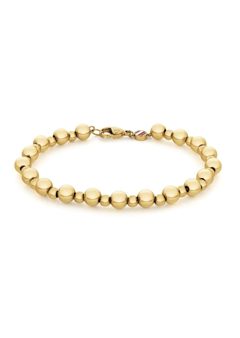 Tommy Hilfiger Women's Gold-Tone Bead Chain Bracelet - Gold-tone