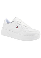 Tommy Hilfiger Women's Grazie Lightweight Lace Up Sneakers - White