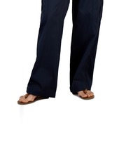 Tommy Hilfiger Women's High Rise Wide-Leg Cargo Pants - Sky Captain