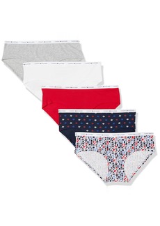 Tommy Hilfiger Women's Classic Cotton Logoband Thong, 3 Pack