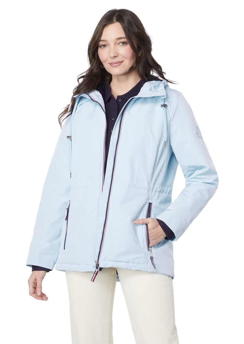 Tommy Hilfiger Women's Hooded Parka/Anorak Water Repellent Jacket